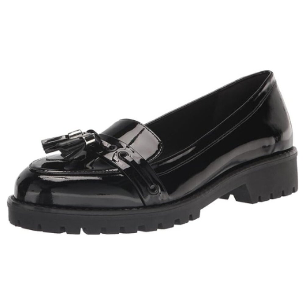 Rebecca Allen Women's Patent Leather Loafers The Lug Size 8.5M/39.5EU MSRP $225
